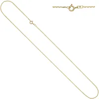 Goldkette JOBO Halsketten Gr. Gelbgold 585, L: 38cm, gelb (gelbgold 585) Damen Ankerkette 585 Gold 38 cm 1,2 mm