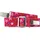 Playshoes Unisex Schnalle Zum Klipsen Elastik-Gürtel Clip Uni, Pink Sterne,116-140 - 116-140