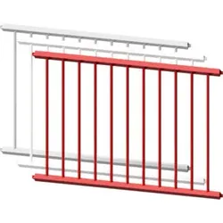 Schake Schutzzaun, Gitter 750mm weiß, beschichtet