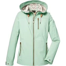 G.I.G.A.    Softshelljacke »GS 24 WMN SFTSHLL JCKT«, Wasserabweisende Softshelljacke, verstellbare Kapuze, winddicht, Gr. 42, mint, , 91878056-42