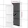 vidaXL Duschnische mit 3 Fächern Hochglanz-Weiß 41x99x9 cm