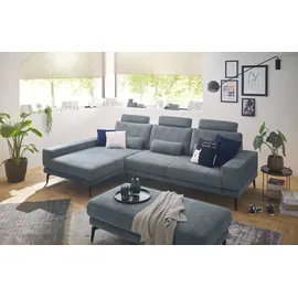 Set One by Musterring Eckcouch Polyester 3-Sitzer Blau