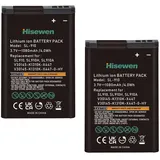 Hisewen 2Pack Ersatzakku kompatibel mit Siemens Gigaset SL910 SL910A SL910H Schnurloses Telefon, Teilenummer V30145-K1310K-X447 V30145-K1310K-X447-0-HY V30145-K1310-X447.