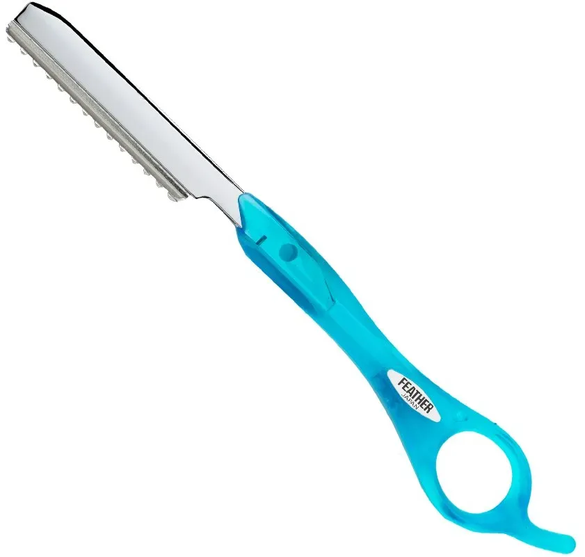 Feather Rasiermesser Razor Transparent - Aquablau