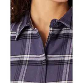 SCHIESSER Pyjama kariert Blau/Lila 4XL
