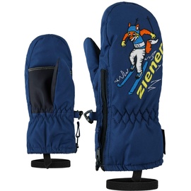 Ziener LE Zoo Minis Glove Skihandschuhe für Kinder, Blau/Weiß (Estate Blue/White), 86cm