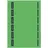 Leitz Rückenschilder 16862055 grün 39 x 192 mm 150 Blatt