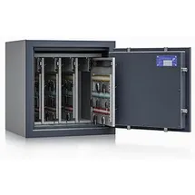 ISS safe4key Schlüsseltresor grau mit 144 Haken Doppelbartschloss