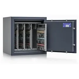 ISS safe4key Schlüsseltresor grau mit 144 Haken Doppelbartschloss