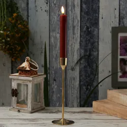 Stabkerzenhalter Kerzenständer Tafelkerzenhalter Kerzenhalter gold 20,5cm
