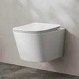 Kronenbach Cube Wand-WC mit WC-Sitz Weiß glänzend