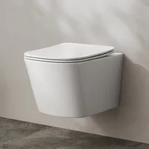 Kronenbach Cube Wand-WC mit WC-Sitz Weiß glänzend