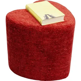 Kare Hocker Lovely Polyester 36 x 34 x 35 cm Rot