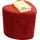 Kare Hocker Lovely Polyester 36 x 34 x 35 cm Rot