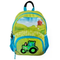 Donau Elektronik DONAU Kindergartenrucksack Traktor Kunstfaser blau/grün