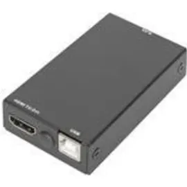 Digitus DVI-Dongle für modulare KVM-Konsolen, RJ45 auf DVI KVM Switch, Schwarz