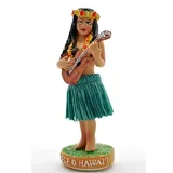 DIXIE STORE Wackelfigur Auto Lustig Hawaii Deko Auto - 11cm Wackelfigur Auto Gadget - Wackeldackel fürs Auto Deko Innen - Autos Spielzeug - Auto Innenraum Zubehör Innenraum Deko - Nemele