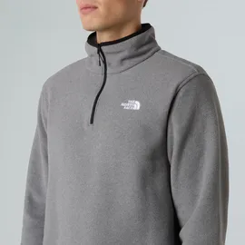 The North Face Glacier Fleece Mit Halbem Reißverschluss - TNF Mid Grey Heather - XL
