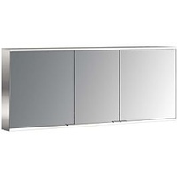 Emco Asis Prime 2 Aufputz-Lichtspiegelschrank 949706048 1600x700mm, mit Lichtpaket, 3-türig, Rückwand Spiegel