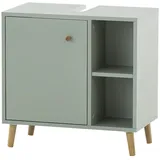 Schildmeyer MÖBELPARTNER Waschtischunterschrank ohne Waschbecken Bjarne 153170 pastellgrün 60,2 cm 59,3 cm