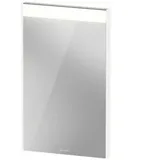 Duravit Brioso Spiegel 42,0 x 3,5 cm mit LED- Beleuchtung, BR702004343, Farbe: Basalt Matt Dekor, Griff Basalt Matt