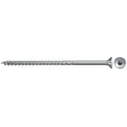fischer 670172, Schraube, Metall, Holz, Allgemeiner Nutzen, Teilgewinde, Flachko