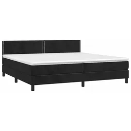 vidaXL Boxspringbett 200 x 200 cm Schwarz