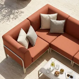 Oviala 232 x 80 x 78 cm Rot