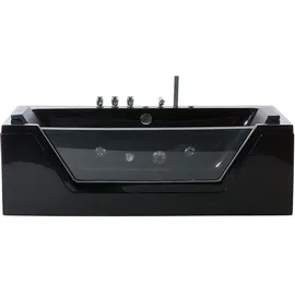 Beliani Samana Whirlpoolbadewanne 76 x 162 cm (W) 76 x (H) 55 x (L) 162 cm