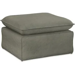 HKliving - Nomad Sofa, Hocker, Leinen / army green