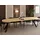 WFL GROUP Runder Esstisch 100 x 77 x 100 cm braun