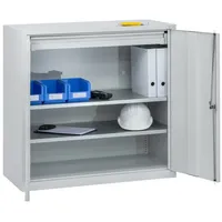 C+P Serie 89 Flügeltürenschrank 100x50x100 grau
