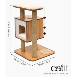VESPER V-Base 56 x 56 x 81,5 cm walnuss