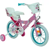 Toimsa Bikes 14 Zoll Kinder Mädchen Fahrrad Mädchenfahrrad Rad MINNIE Mouse 613 - Weiß