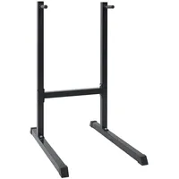vidaXL Dip Station Schwarz