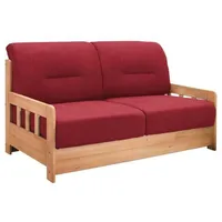 Livetastic Schlafsofa Rot, Honig, & 154x88x90 cm,