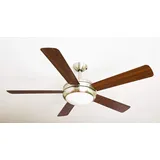 AireRyder Ursa Deckenventilator mit Beleuchtung 132 cm Silber/Walnuss