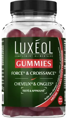 Luxéol Gummies Kraft Und Wachstum Ohne Zucker Haare Und Nägel 60 Gummis