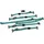 Ortlieb Compression-straps Atrack turquoise