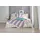 Primera Renforce-Bettwäsche Color Block Lila 155 x 220 cm + 2 x 80 x 80 cm