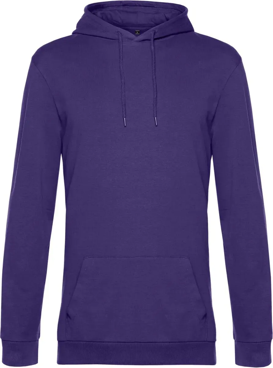 B&C Herren Kapuzen Sweater Hoodie WU03W radiant purple XS