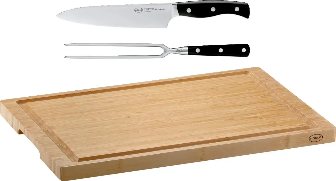 Rösle Tranchier & Schneide-Set 3-tlg. EXCLUSIV - B/H/T ca. 40.00x3.50x33.00