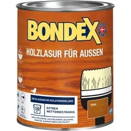 Bondex Holzlasur für Aussen 750 ml teak