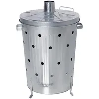Linder Exclusiv GmbH Feuerstelle Verbrennungstonne - Feuertonne - Feuerschale Verbrenner 75l verzinkt, (1-St)