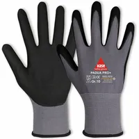 Hase Safety Gloves Hase Safety Gloves, Schutzhandschuhe, Arbeitshandschuhe Padua Pro+, 508690T, Nitrilschaum, touchfähig, Größe XS, 10 Paar