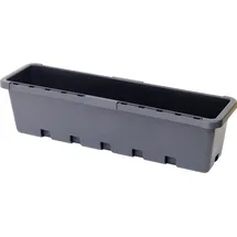 Greenlife Blumen- / Kräuterbox 39,5 x 11,5 x 10,5 cm Anthrazit Komplettset