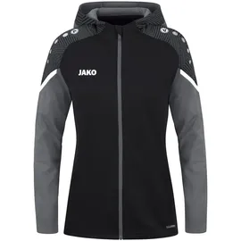 Jako Performance Kapuzenjacke Herren schwarz/anthra light XXL