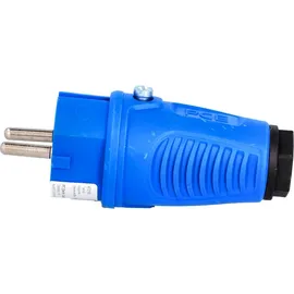 PCE Schutzkontakt-stecker Vollgummi Ip54 Blau