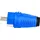 PCE Schutzkontakt-stecker Vollgummi Ip54 Blau
