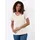 Casual Looks Kurzarmshirt CASUAL LOOKS "2er-Pack Shirts", Damen, Gr. 44, ecru, ecru, 100% Baumwolle, unifarben, V-Ausschnitt, Shirts